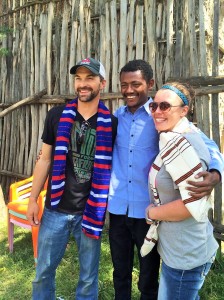 Brit, Ry & Adisu @ coffee ceremony