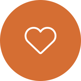 orange heart icon