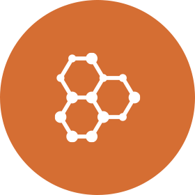 orange infrastructure icon