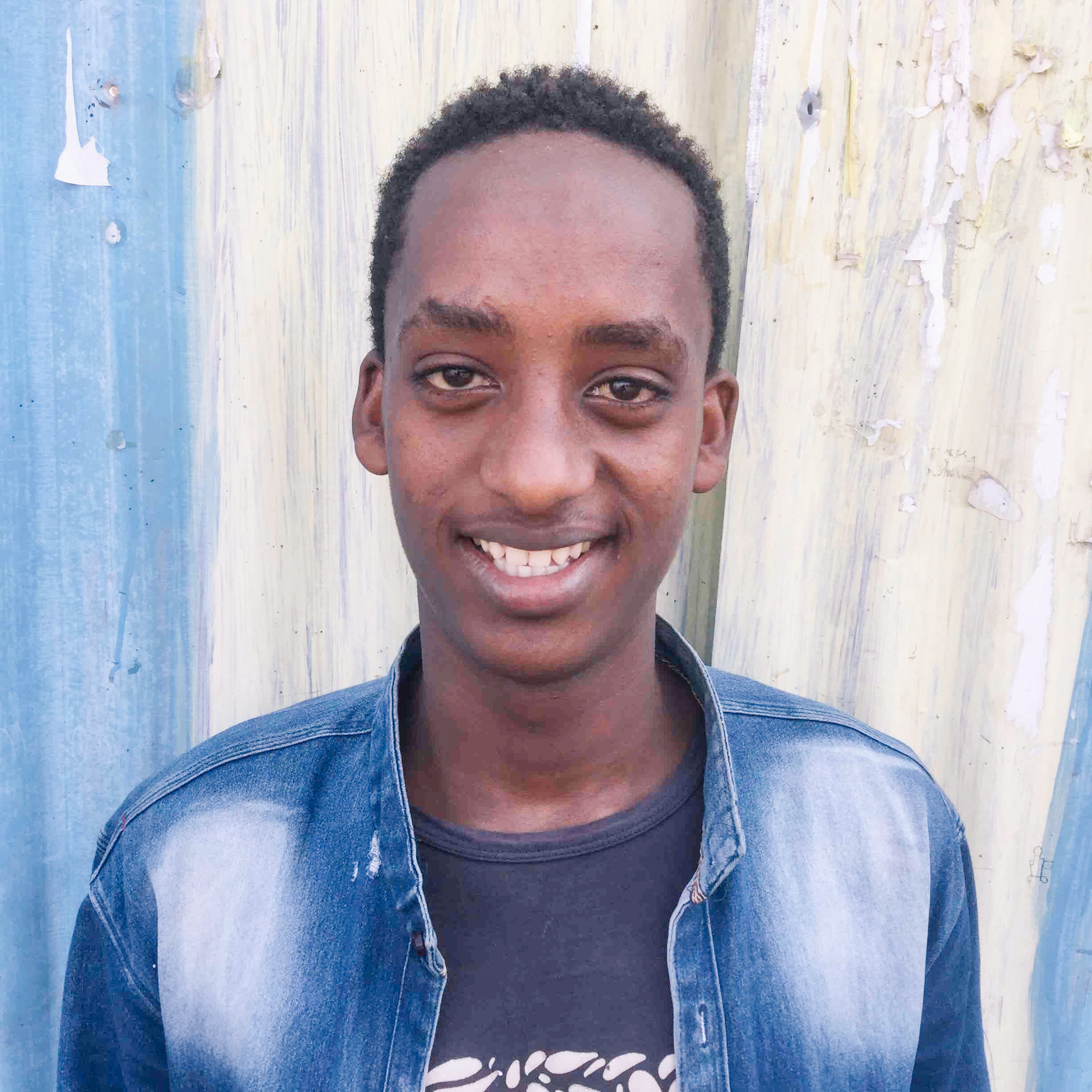 A boy in Ethiopia smiles