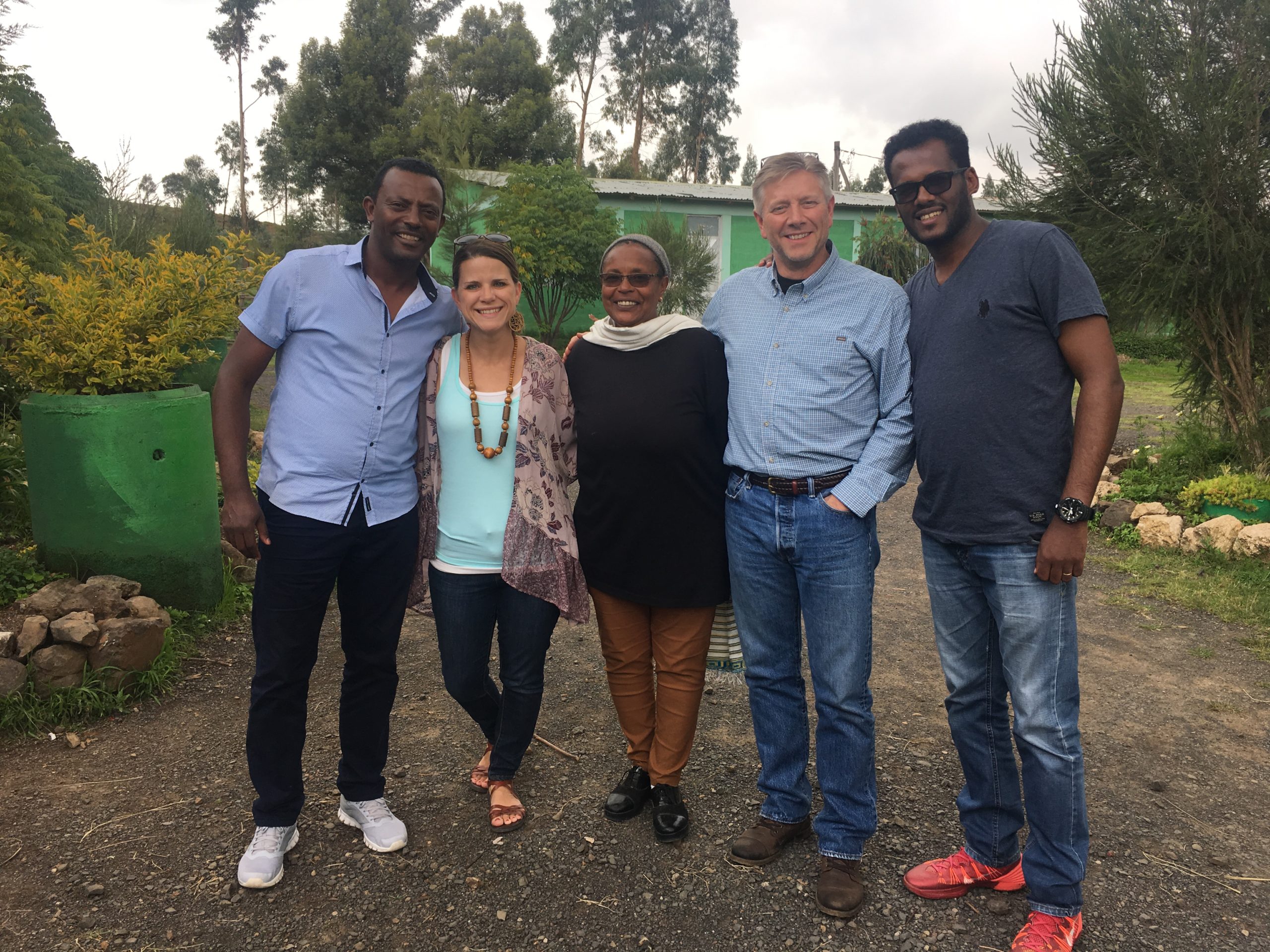 Rachel, Tesfa, Ken, and Mickey in Ethiopia