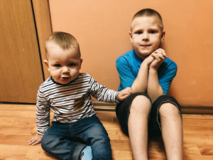Two boys in Russia