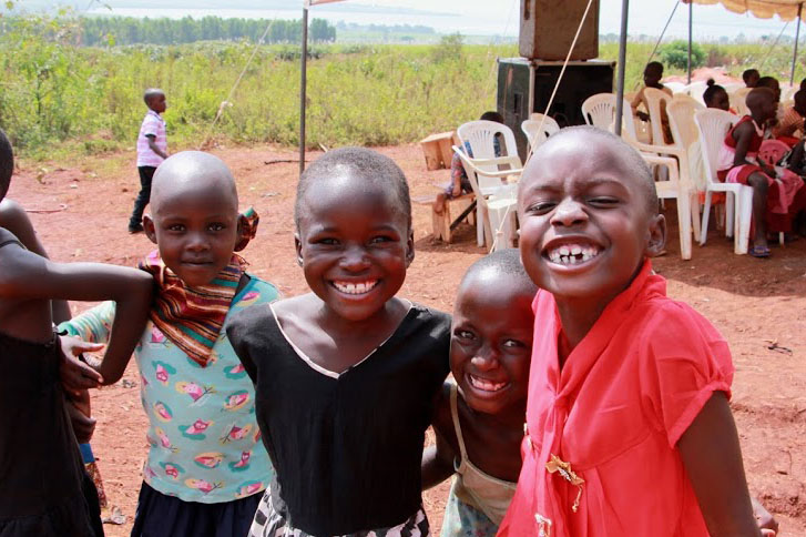 Kakira children smiling