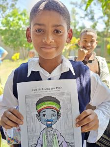shone coloring page