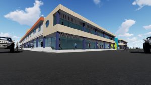 shone market rendering building side view