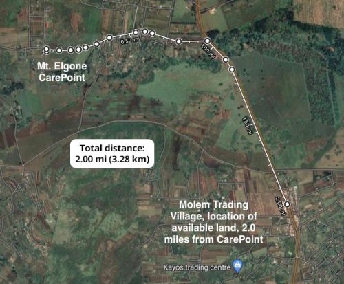 Mt. Elgone CarePoint-Molem Land Purchase Map